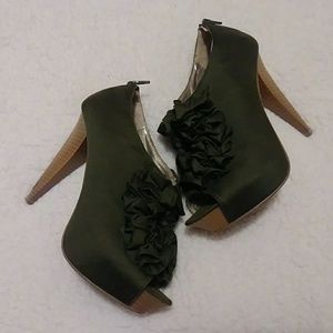 Dark Green Heels